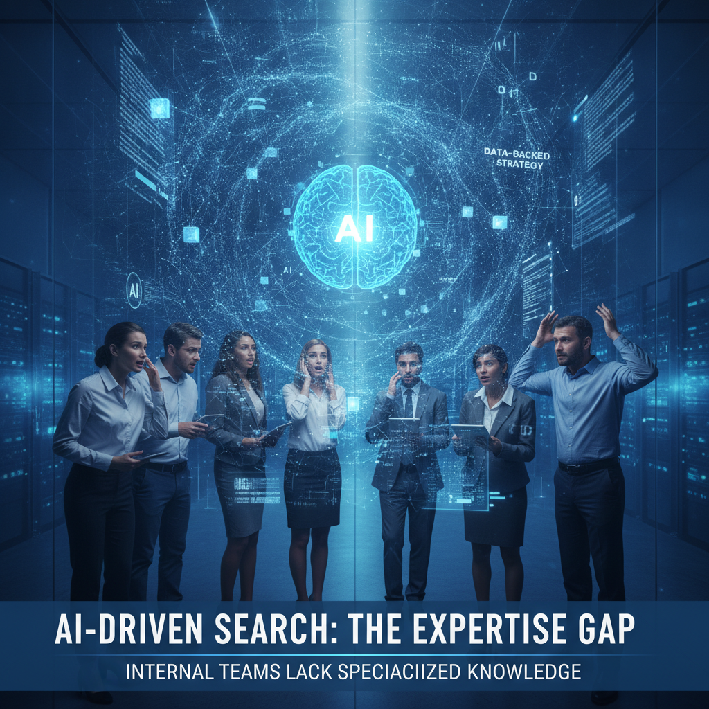 AI-driven search expertise gap